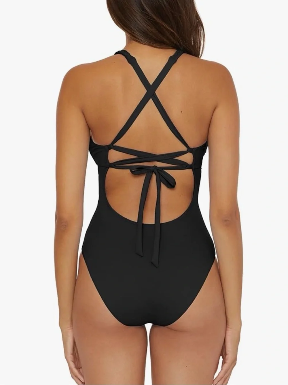 SOLUNA Swim Lake Side Braided Maillot One Piece Swimsuit! Retail $160.